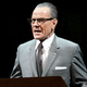 Bryan Cranston as President Lyndon B. Johnson in All the Way (Evgenia Eliseeva/American Repertory Theater)